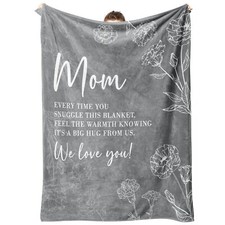 Gifts for Mom Blanket Mom Birthday Gifts Gifts for Mom from Daughter Son Mom ...
