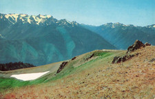 Postcard Bailey Range Washington Olympic Mountains