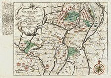 Thüringen Original Kupferstich Landkarte Kilian 1760