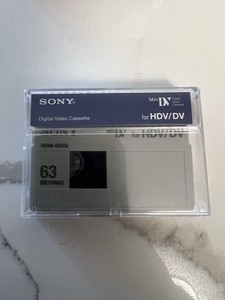 Nine (9) Sony HDM-63VG MiniDV High Definition Digital Video Cassette - NEW