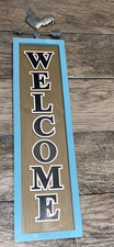 Rooster Welcome Sign Rustic Country Decor 24  Length X 4.5  Wide