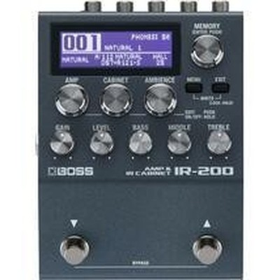 Boss IR-200 Amp Schrank Effektpedal Gebraucht Gitarre Vorverstärker Simulator