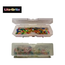 Lite-Brite Replacement Pegs Lot  140pcs Multicolor Original Hasbro Parts w Box