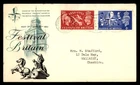 Mayfairstamps Great Britain FDC 1951 Festival of Britain Combo First Day Cover a