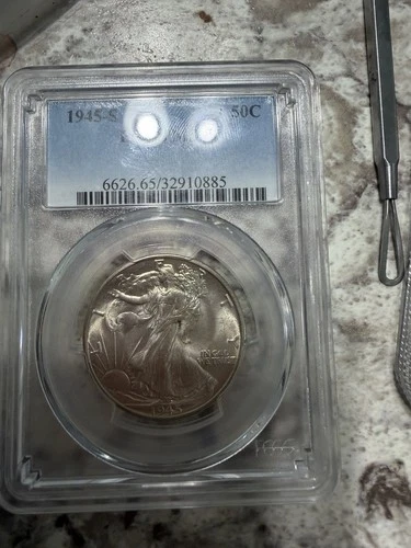 1945-S Walking Liberty Half Dollar PCGS MS65