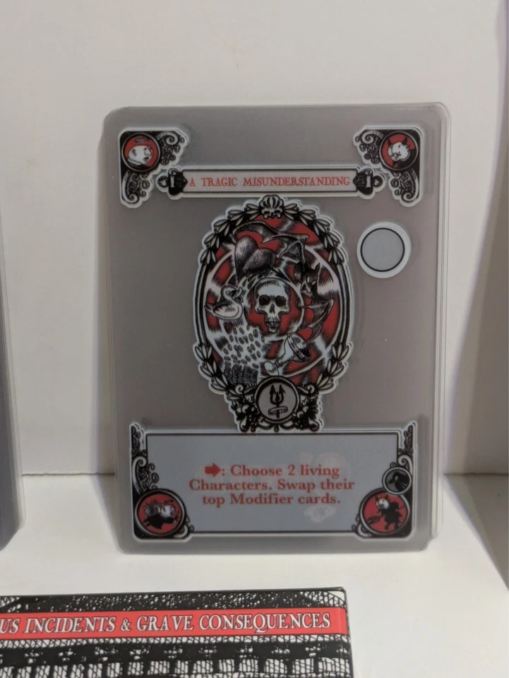 Gloom Card Game 2nd Edition by Keith Baker Complete Pre-Owned Grave Consequences - Image 3 of 4