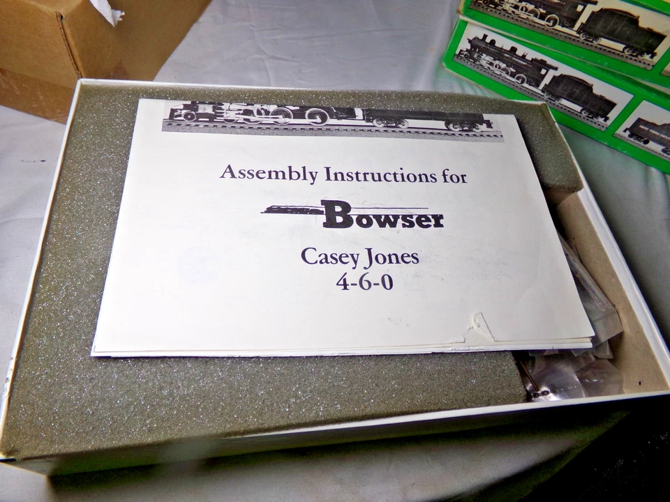 BOWSER "CASEY JONES" 4-6-0 Locomotive Kit  No.101100 / HO Scale /  Bx - Image 2 of 3