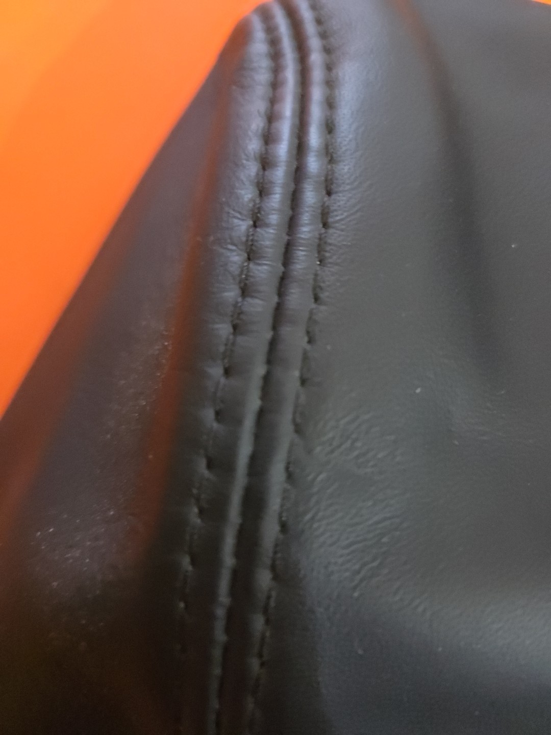 2pc Ferrari F430 Oem Leather Headrest Covers Black 