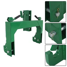 LABLT 3 Point Quick Hitch For Cat 3000 LB Steel 1 & 2 Tractors W/ 2" Receiver