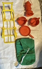 Vintage MATTEL 1974 BARBIE'S HIGH SIERRA ADVENTURE Replacement Parts Camping Set
