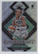 2022 Panini Prizm WNBA Emergent Mojo Prizm 6/25 Sabrina Ionescu #4 1jb0