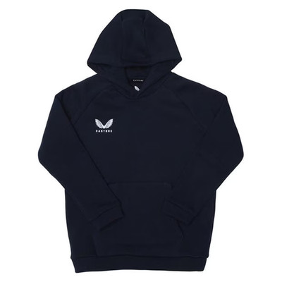 Castore Brush Back Overhead Hoodie Kapuzenpullover Navy Medium Neu