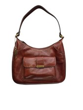 Beautiful Vintage Fossil Genuine Leather Hobo Shoulder Bag Model ZB9062