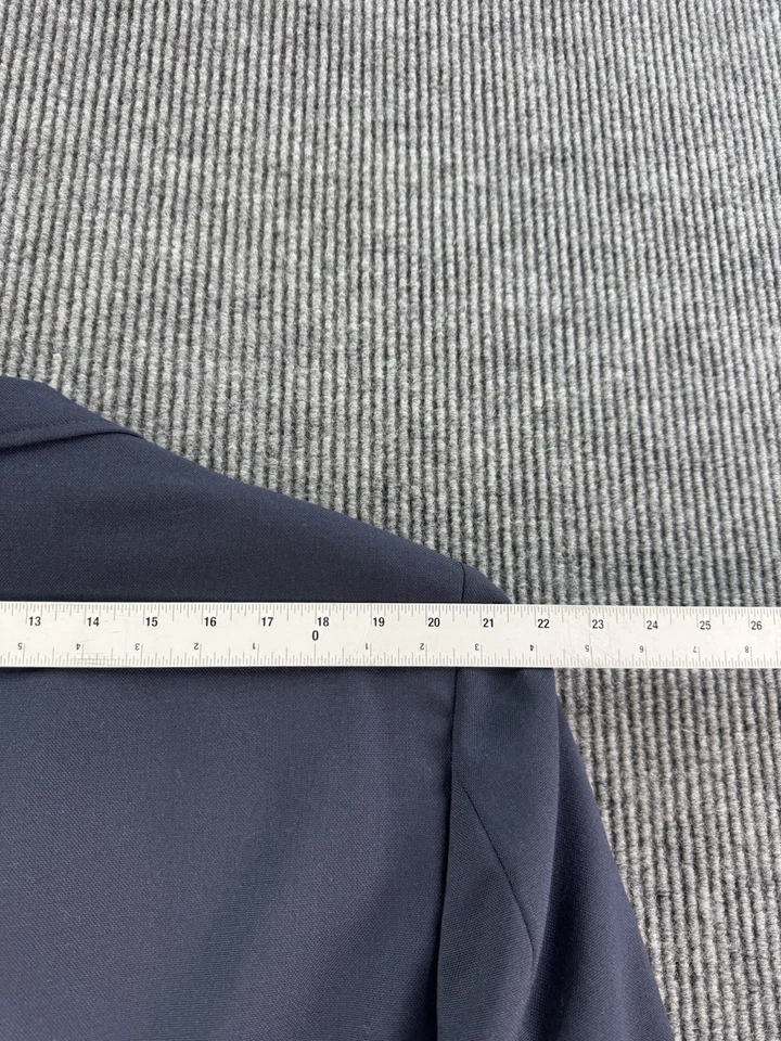 Vintage Rogers Aristocrat Blazer 46 R Navy Wool Gold Button Logo University - Image 3 of 4