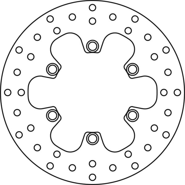 TRW Bremsscheibe (FüR: Kawasaki KLX 250 R 94-96 Hinten )-image
