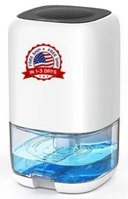 Deshumidificador De Humedad Para Basement Small Bedroom Casa 35oz 2600 Cubic Ft