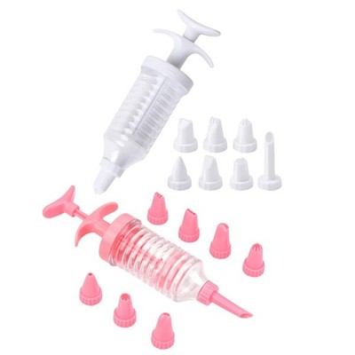 Cake Decorating Gun, Cupcake Icing Piping Kit with 8 Piping Tips Supplies