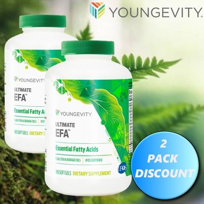 Youngevity Dr. Wallach Ultimate EFA  - 180 Soft Gels (2 Pack)