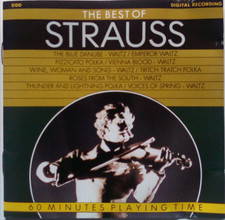 The Best of Johann Strauss CD, 1993 Concerto EX  DISC ONLY   w/ TRACKING  