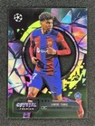 2023-24 Topps Crystal Premium UEFA Lamine Yamal #27 Rookie RC FC Barcelona