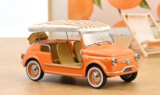 NOREV,1965 Fiat 500 Jolly Orange, 1/18, NOREV187791