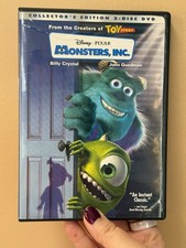 Disney Pixar Monsters, Inc. DVD 2-Disc Widescreen Billy Crystal John Goodman
