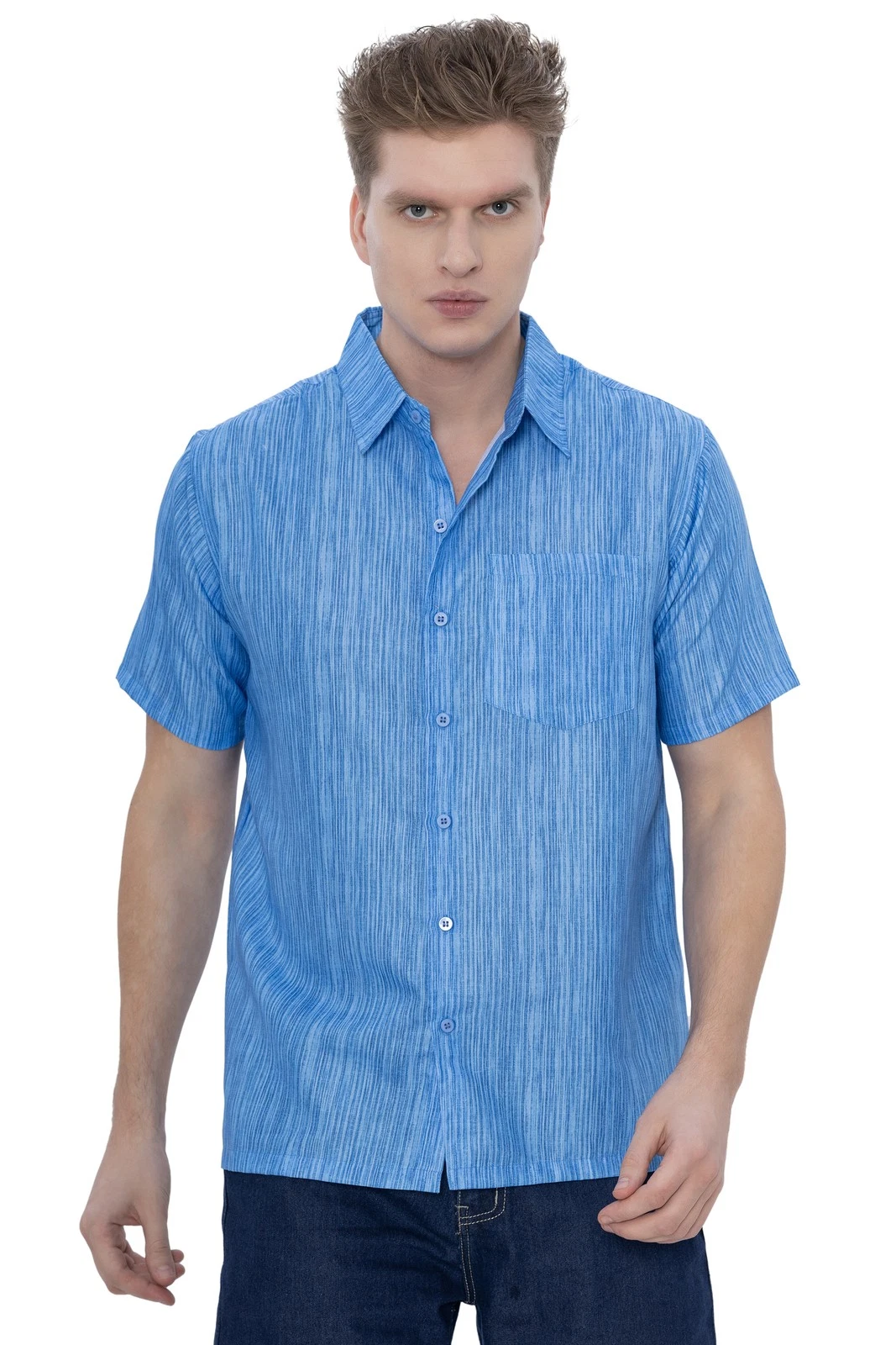HAPPY BAY Men's Hawaiian Shirt Fashion Button Down Short Sleeves Holidays Aloha