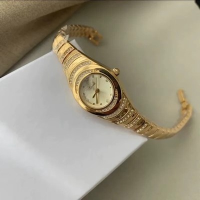 USA SELLER! Denton Gedi Women's Gold and Diamond Watch - Free Shipping!