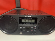 Sony ZS-RS60BT CD Boombox Bluetooth USB MP3 NFC AUX FM/AM w/ Cord New Open Box