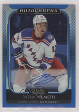 2021-22 O-Pee-Chee Platinum Blue Rainbow Auto Patrik Nemeth #BA-PN Auto bg9