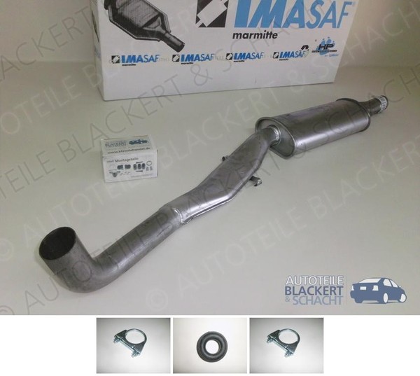 Imasaf Auspuff Mitteltopf, MSD für Alfa Romeo 75 90-image