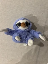 Zuru Pets Alive Fifi Sloth Glitter Eyes  Purple Plush 6”
