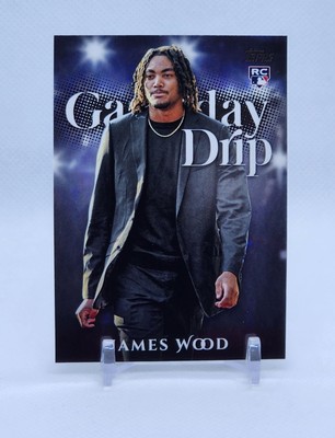 2025 Topps Series 1 Celebration JAMES WOOD GameDay Drip RC NATIONALS #GD-3