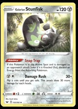 Galarian Stunfisk Normal Uncommon SWSH01: Sword & Shield Base Set 132/202 NM
