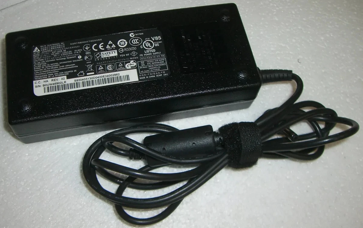 Power4Laptops Adattatore Alimentatore per Portatile Caricabatterie Compatibile con MSI Classic CX70
