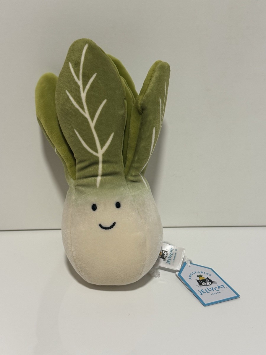 RETIRED&RARE! Jellycat Vivacious Vegetable Bok Choy Plush Toy