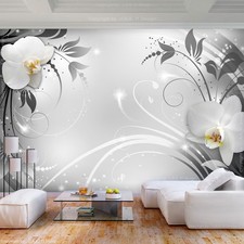 Blumen Orchidee Abstrakt VLIES FOTOTAPETE 3D ...