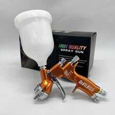 Metal Yellow Car Paint Spray Gun 1.3mm Nozzle Automatic Paint Tool GTI TE20