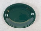 HLC Fiesta 11.5" Oval Serving Platter EVERGREEN~Dark Green Fiestaware