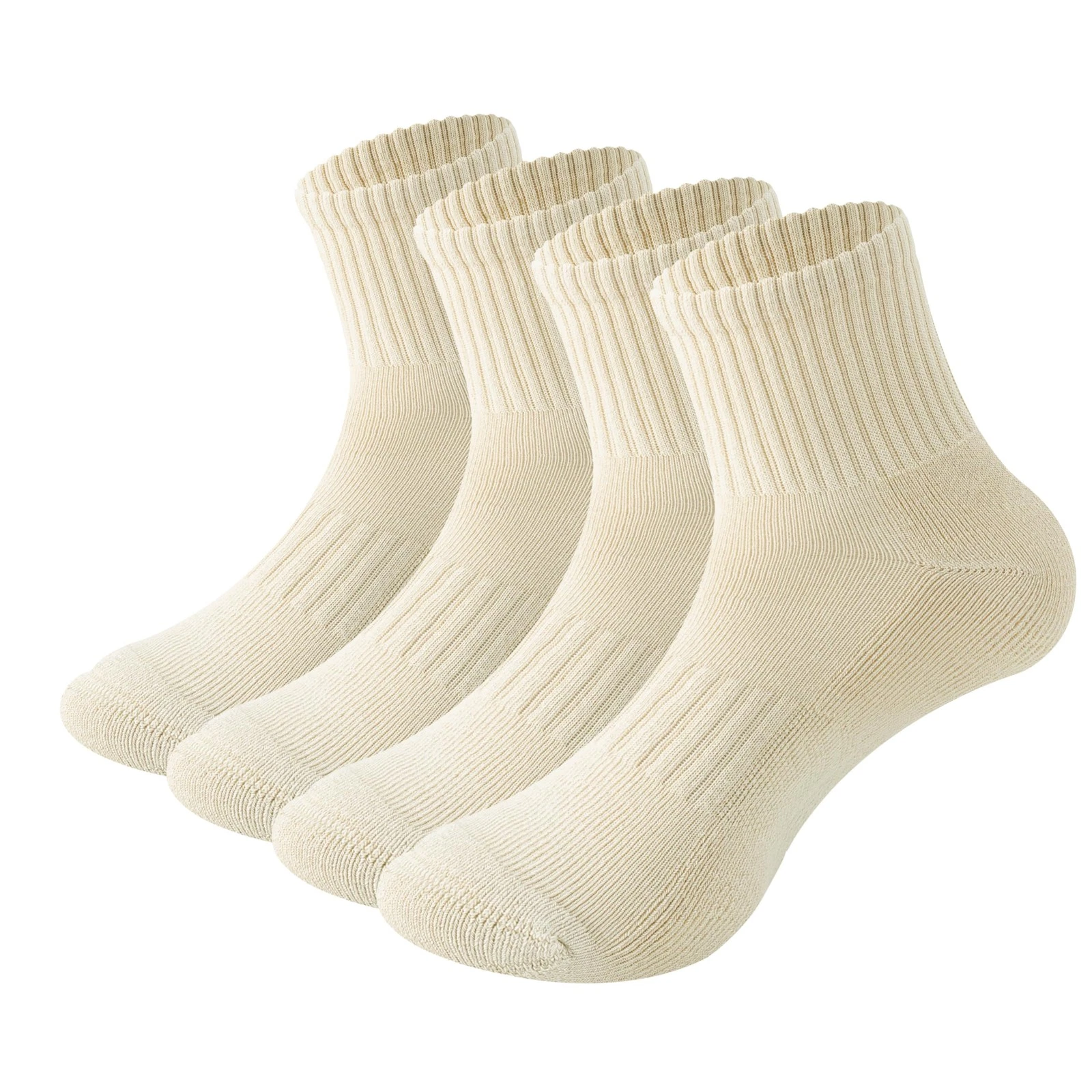 Womens Athletic Cotton Mini Crew Socks Thick Cushioned Running Hiking Multi Spor
