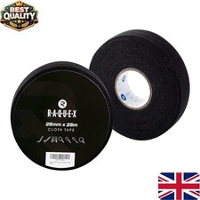Raquex Sport Cloth Tape - 25 Metres Long - Non-Slip Self-Adhesive Tape - Field 0.47 per metre