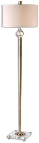 Stylish 1-Light Floor Lamp - 17" Wide & Deep for Modern Spaces - Picture 2 of 4