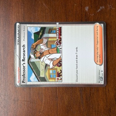 Pokemon Professor's Research Professor Kukui 222 Professor Program Promo Holo