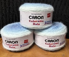BRAND NEW: Caron Colorama Halo Yarn: Skylight Frost - 8oz/227g - LOT OF 3 CAKES
