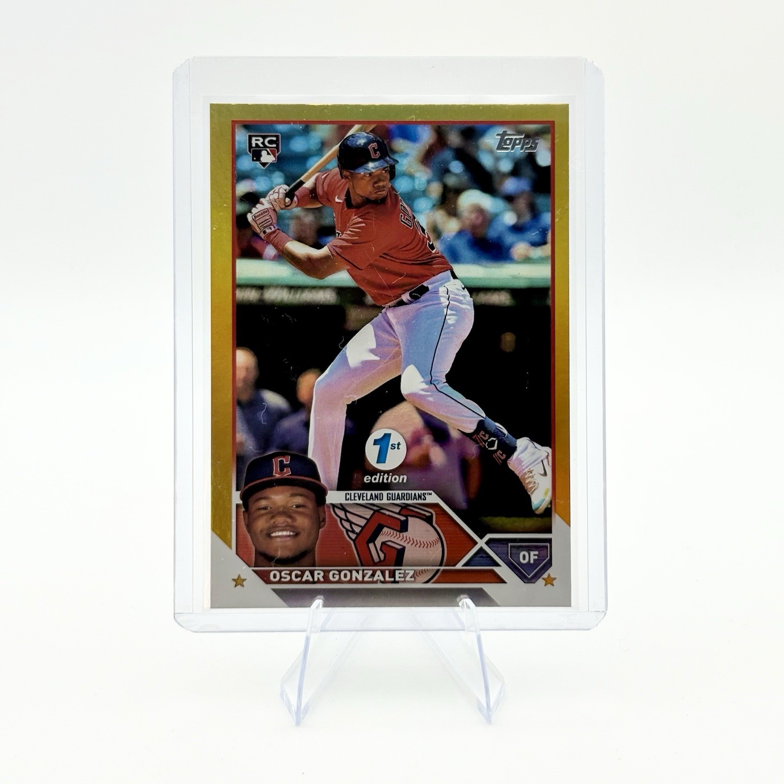 Oscar Gonzalez (RC) - 2023 Topps Series 1 1st Edition - #119 - Gold Foil