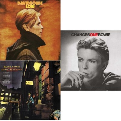 David Bowie - Low (2017 Remaster) & Changesonebowie (180G) [New LP Vinyl Bundle]