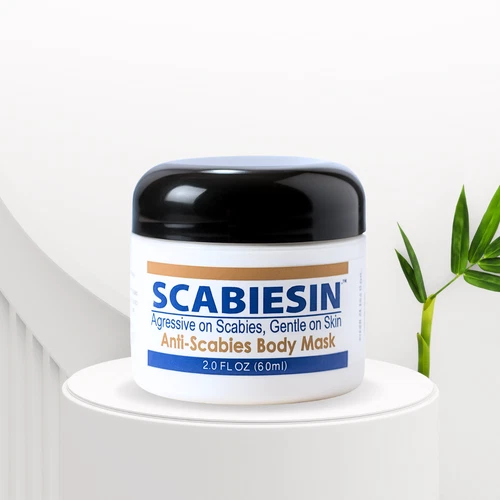 Scabiesin Anti-Scabies Body Mask Sulfur Tea Tree Oil 2oz