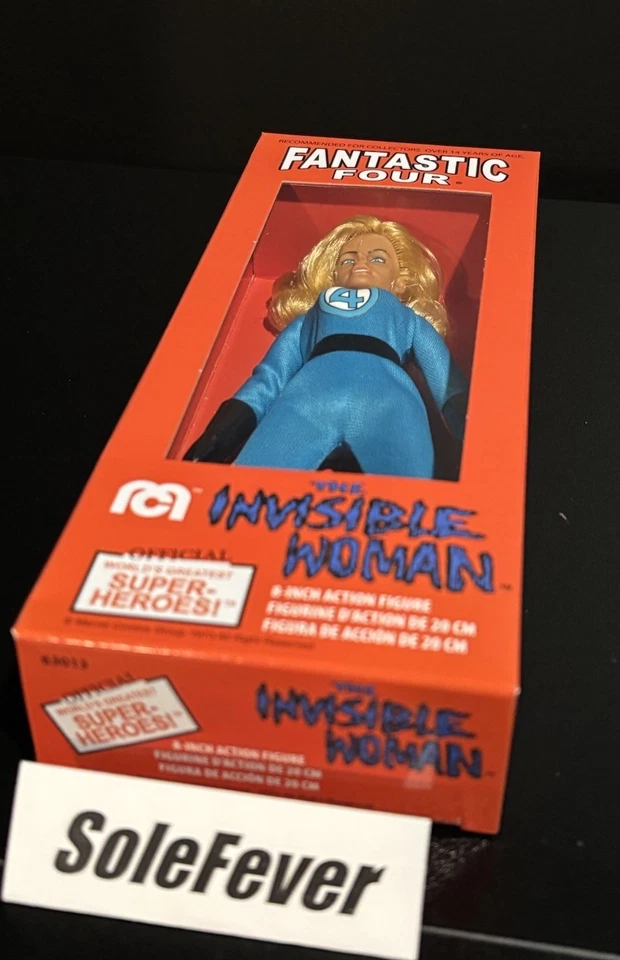 Novo boneco de ação retrô Disney MEGO Marvel Fantastic Four The Invisible Woman 8" - Imagem 3 de 4