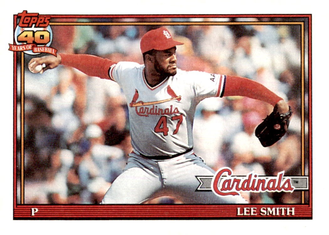 1991 Topps #660b Lee Smith