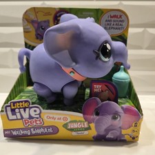 Little Live Pets My Walking Elephant Toots Interactive Toy Jungle Series